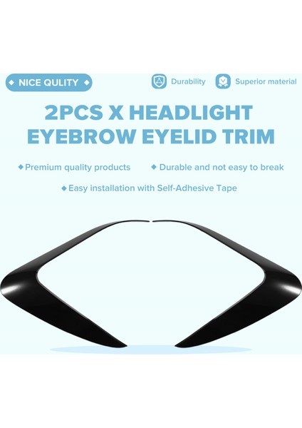 2pcs Araba Far Göz Kapağı Işık Kaş Lambası Dekorasyonu Mini Jcw U25 2024-2025 (Yurt Dışından) fırsatları