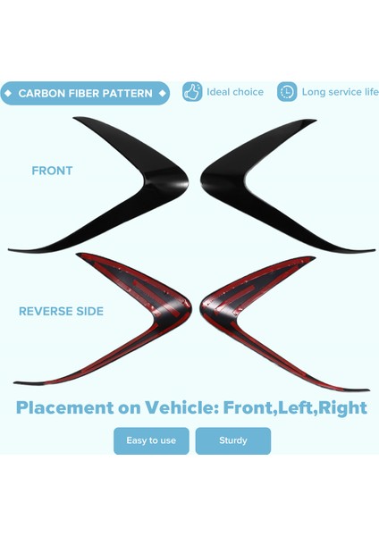 2pcs Araba Far Göz Kapağı Işık Kaş Lambası Dekorasyonu Mini Jcw U25 2024-2025 (Yurt Dışından) indirimleri