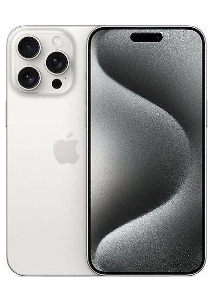Yenilenmiş IPHONE 15 Pro Max 256GB - Beyaz Titanyum( 12 Ay Garantili)-A Grade