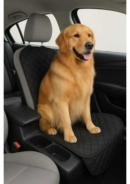 MYS Flex Araç İçi tekli SIVI geçirmez siyah 50x130 cm Evcil hayvan Örtüsü / köpek örtüsü koltuk koruyucu fırsatları