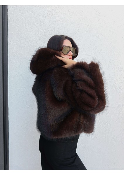 Çıtçıtlı Kapüşon Kürk fırsatları