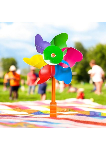 Rüzgar Gülü Scooter ve Bisiklet Süsü Takma Aparatıyla Beraber