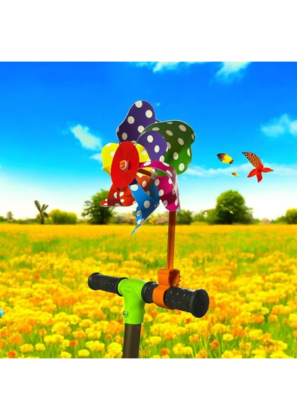 Rüzgar Gülü Scooter ve Bisiklet Süsü Takma Aparatıyla Beraber fırsatları