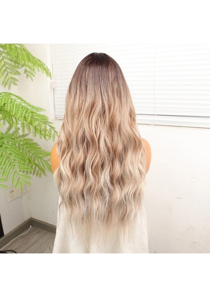 Kumral Beyaz Platin Ombre ve Röfleli Tül Peruk indirimleri