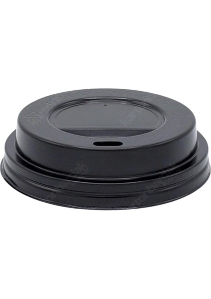 14-16 Oz Sıcak Içecek Kapağı Siyah 100'LÜ