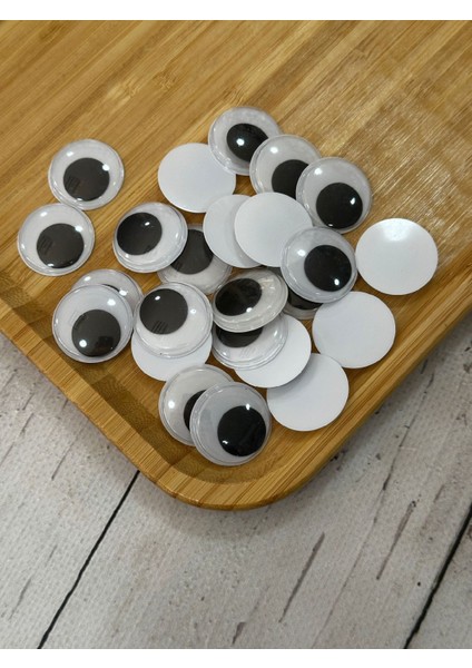 25 mm Oynar Göz Siyah 50 Çift