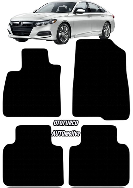 Honda Accord 2018 ve Sonrası Ototurco Velur Halı Paspas