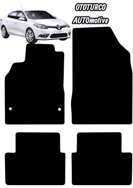 Renault Fluence 2010 ve Sonrası Uyumlu Ototurco Lüks Halı Paspas Takımı