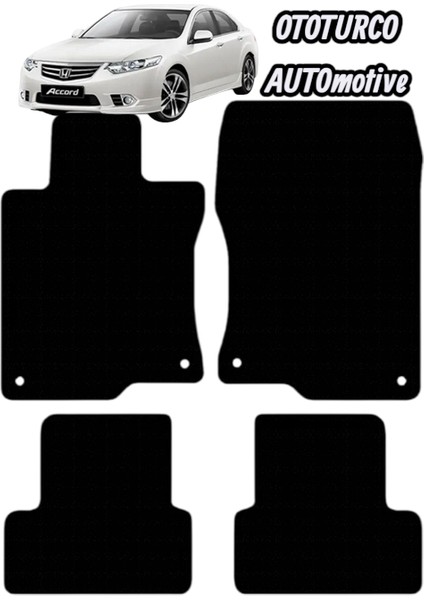 Honda Accord 2008-2017 Uyumlu Ototurco Velur Halı Paspas
