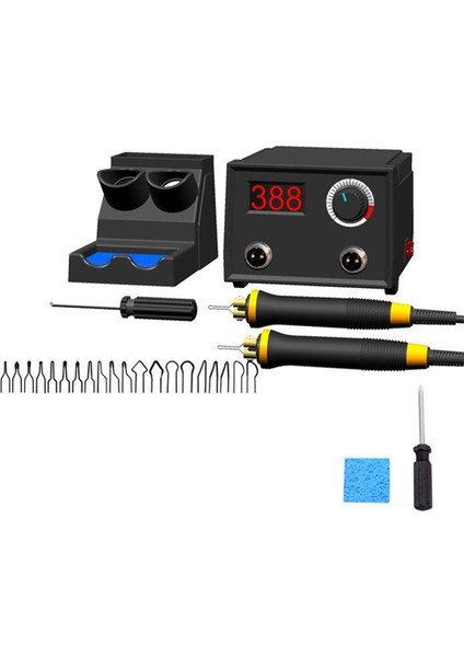 Ahşap Brülör Kiti Isı Pres Makinesi Ahşap Zanaat Alet Kiti Ahşap Havalandırma Demir Kaynak Ekipmanı Pirografi Aracı Abd Fiş (Yurt Dışından)