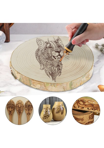 Ahşap Brülör Kiti Isı Pres Makinesi Ahşap Zanaat Alet Kiti Ahşap Havalandırma Demir Kaynak Ekipmanı Pirografi Aracı Abd Fiş (Yurt Dışından) fırsatları