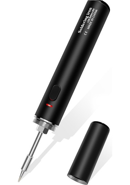 USB Lehimleme Demir Şarjı USB Elektrikli Lehimleme Demir 18650 Lityum Pil Üçüncü Dişli Çalışma Sıcaklığı Anahtarlama (Yurt Dışından)