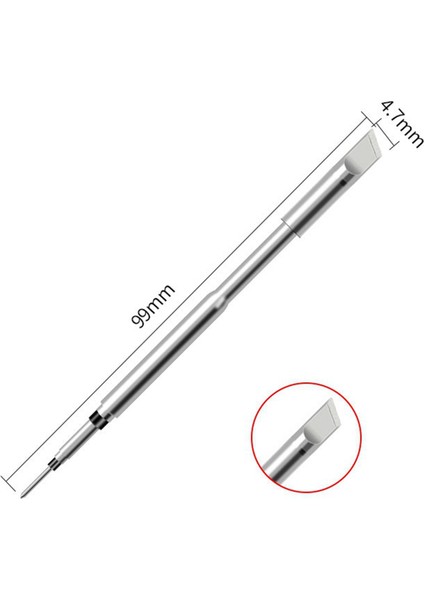 C245 Lehimleme Demir Kafa 1 Parçalı Çarpıştırma Demir Uç Düz Ucu Kavisli Uç Çekirdek Çekirdeği Lehim Istasyonu Lehimleme Demir Kafa (Yurt Dışından) fırsatları