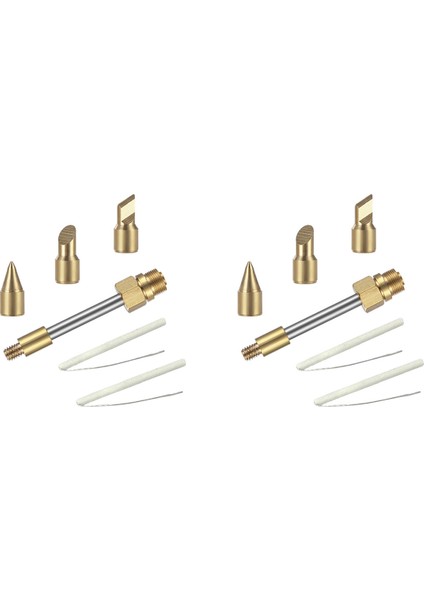 2x 510 Arayüz Havalandırma Demir Uç USB Lehimleme Demir Uç Kaynak Aracı 15W Kesici Kafa At Nalı Şekil Kaynak Araçlar (Yurt Dışından)