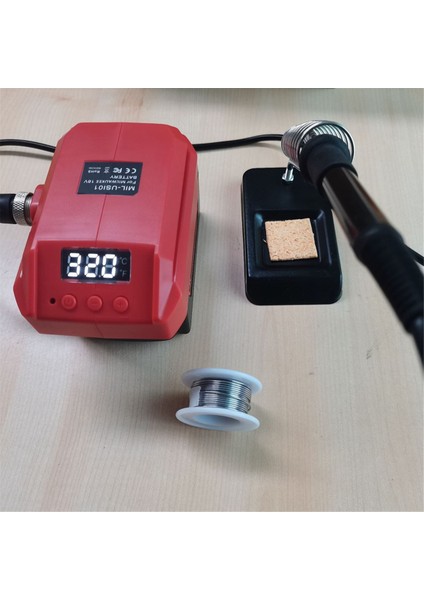 60W 480 ° C Taşınabilir Kablosuz Elektrikli Havalandırma Demir Milwaukee 18V Pil Için Çok Fişli Elektrikli Kaynak Makinesi (Yurt Dışından)