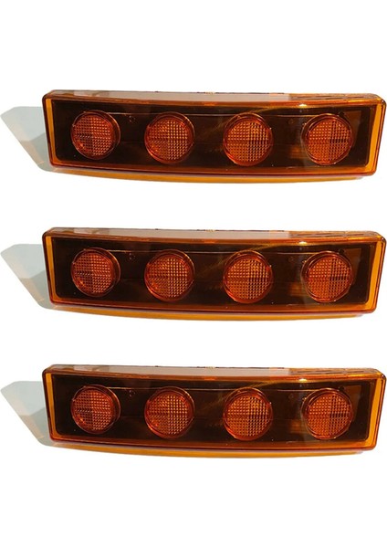 3pcs 24V LED Sunvisor Lamba Sinyal Scania Kamyon Serisi Için Üst Işıklar 1798980 1910437 Sarı (Yurt Dışından)