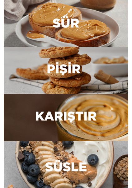 %100 Fıstık Ezmesi 300g x 2 fırsatları