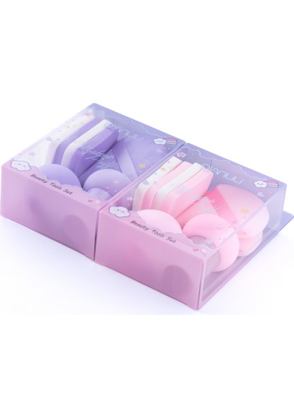 8li Makyaj Süngeri Seti (Fondöten, Kapatıcı, Pudra Uygulama) Pembe fiyatları