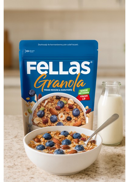 Yaban Mersini & Kuruyemiş Granola (200g) fırsatları