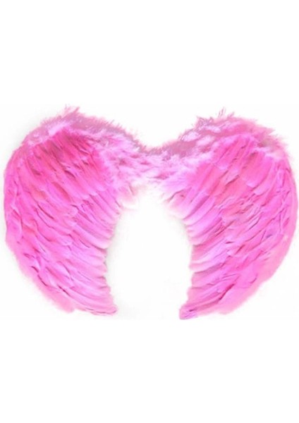 Pembe Renkli Orta Boy Çocuk Melek Kanadı 40X60 cm fiyatları
