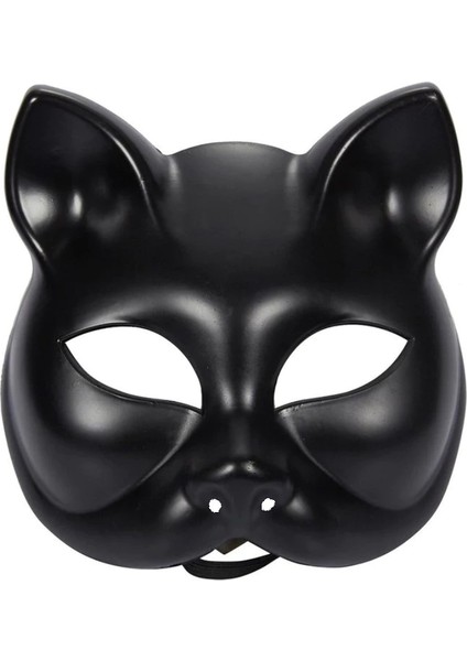Siyah Renk Lüks Kedi Maskesi 12X13 cm fırsatları