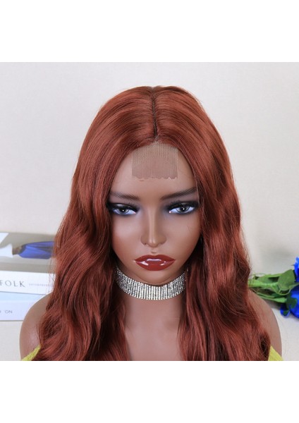 Koyu Bakır Tül Peruk indirimleri