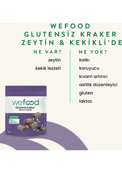 Glutensiz Zeytinli & Kekikli Kraker 40 g 5'li fırsatları