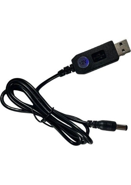 Usb-Barrel Jack Voltaj Yükseltici (Giriş 5V, Çıkış 12V)