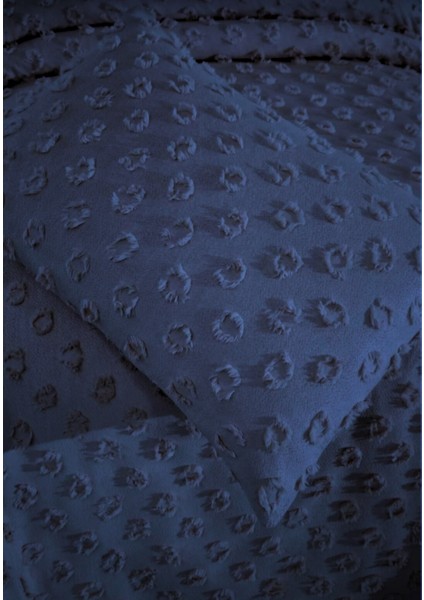 Ponpon Desenli 3 Parça Çift Kişilik Yatak Örtüsü fiyatları