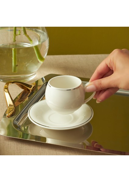 Adile 6 Kişilik Double Kahve / Çay Fincan Takımı 130 ml modelleri