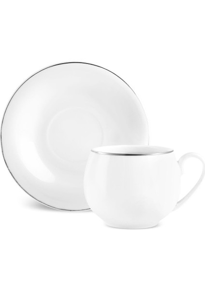 Adile 6 Kişilik Double Kahve / Çay Fincan Takımı 130 ml