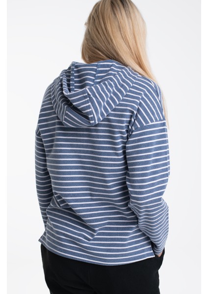 Softly - Female Casual Hoodie Lacivert Kadın Mont fiyatları