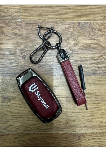 Anahtarlık Seti Skywell Et5 Bordo 2022-2025 Anahtarlık Kit