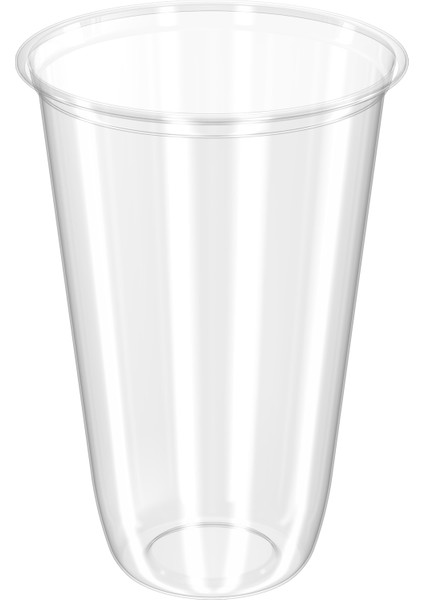 16 Oz 500 cc Bubble Tea Pet Bardak 50'li Paket