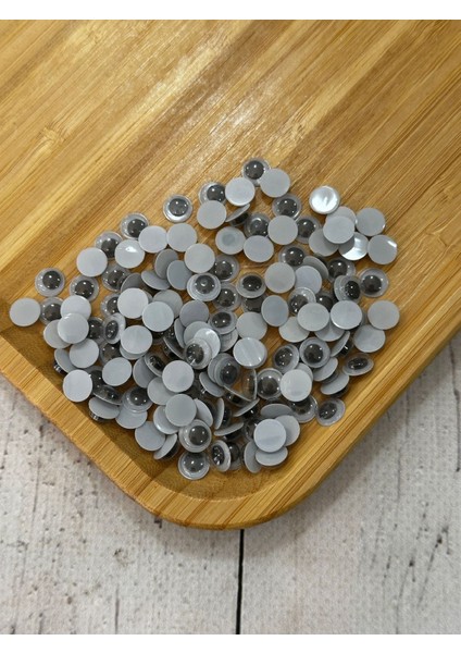 8 mm Oynar Göz Siyah 50 Çift