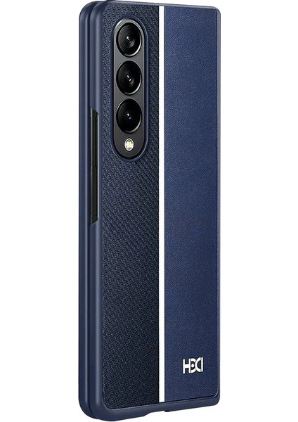 Samsung Galaxy Z Fold 4 Kılıf HBC-155 Lizbon Kapak - Lacivert