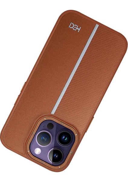 iPhone 13 Pro Kılıf HBC-155 Lizbon Kapak - Kahverengi modelleri