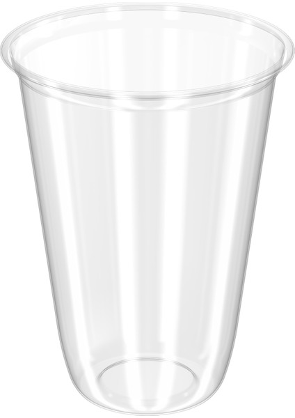 14 Oz 400 cc Bubble Tea Pet Bardak 50'li Paket