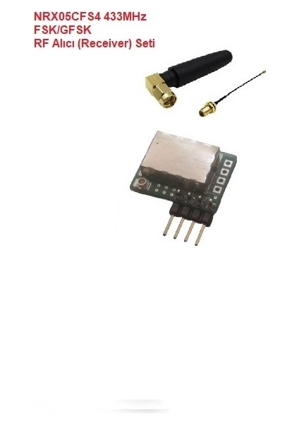 433MHZ Fsk/gfsk Rf Alıcı Seti (NRX05CFS4-SET)
