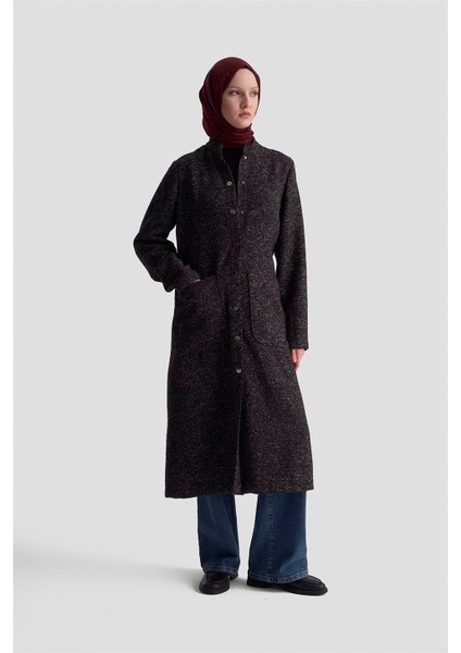 Melanjlı Örme Kap 25KD1123 Siyah fiyatları