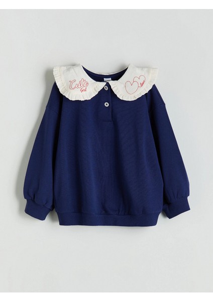 Lcw Kids Lacivert Bebe Yaka Kız Çocuk Sweatshirt ve Eşofman Altı fiyatları