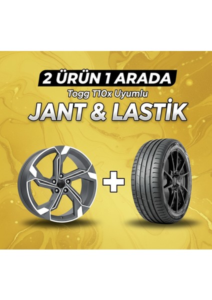Togg T10X Uyumlu 235/50R19 Yaz Lastiği 4 Adet YILI:2025+DY1709 Mgmd 19" Jant 4 Adet