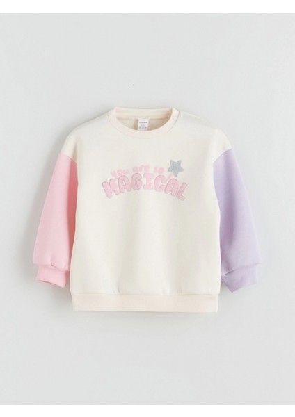 Lcw Kids Ekru Kız Çocuk Kalın Sweatshirt ve Eşofman Alt 2'li fiyatları