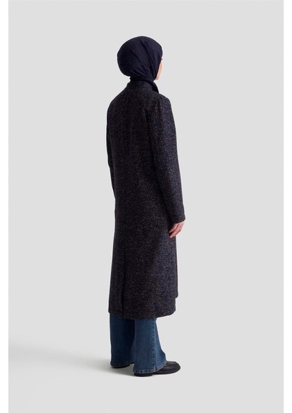 Melanjlı Örme Kap 25KD1123 Lacivert indirimleri