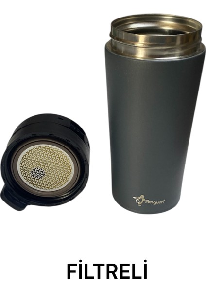 Bitki Çayı Termosu Filtreli Sıcak Soğuk Süzgeçli El Termos Araç Okul Iş Seyahat Bardak Termos 380ML modelleri