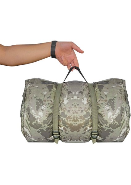 Kamuflaj Uyku Tulumu - Içi Polarlı - Su Itici Kumaş - Accord Extreme - (M-2) fırsatları