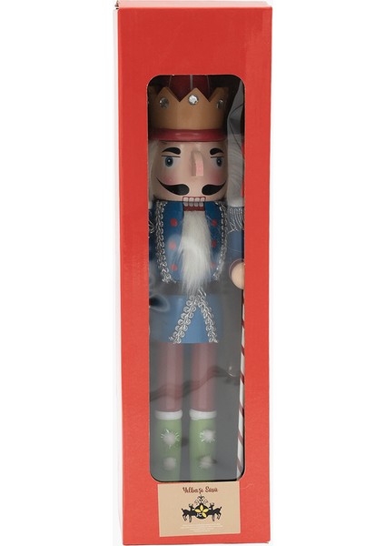 Happy Sugar Rainbow Beyaz Stantlı Nutcracker 38CM fırsatları