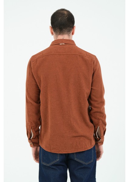 Düz Flanel Oduncu Gömlek - Regular Fit Kalın %100 Pamuklu Çift Cepli Ceket Gömlek modelleri