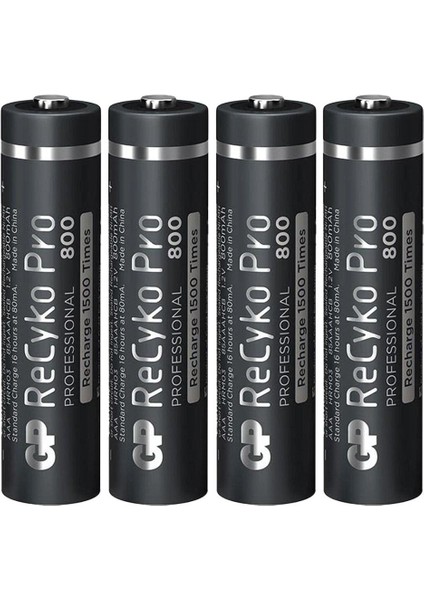 Recyko Pro 800 Mah Ni-Mh 1.2 Volt Aaa Ince Kalem Şarjlı Pil 4lü Paket fiyatları