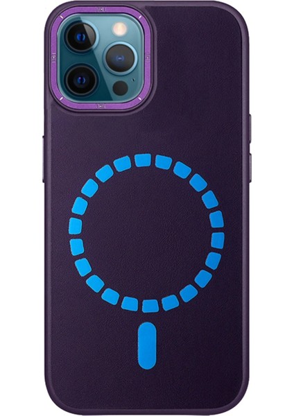iPhone 12 Pro Max Kılıf HBC-156 Forum Magneticsafe Kapak - Derin Mor fiyatları